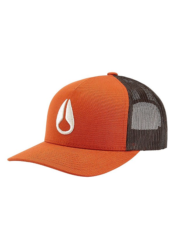 Boné Nixon Iconed Trucker Laranja