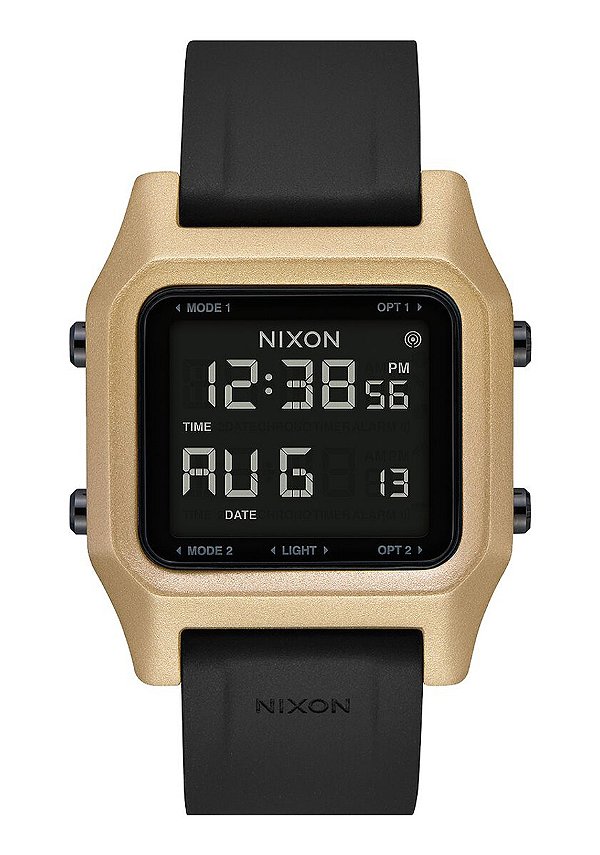 Relógio Nixon Staple Preto / Dourado