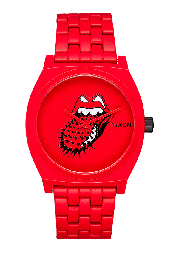Relógio Nixon X Rolling Stones Time Teller Vermelho