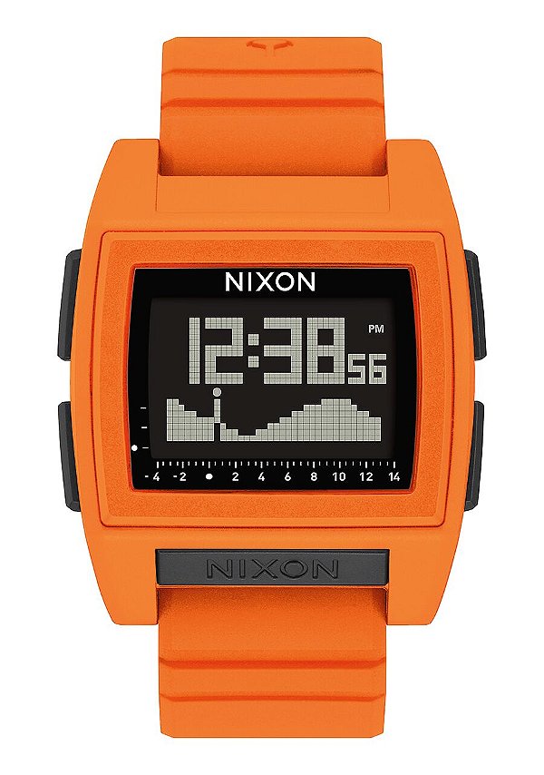 Relógio Nixon Base Tide Pro Laranja