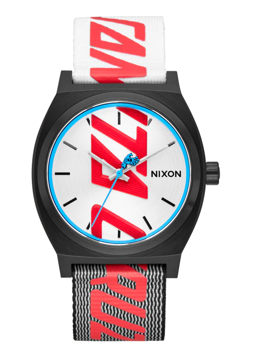 Relógio Nixon X Santa Cruz Time Teller Preto / Prata