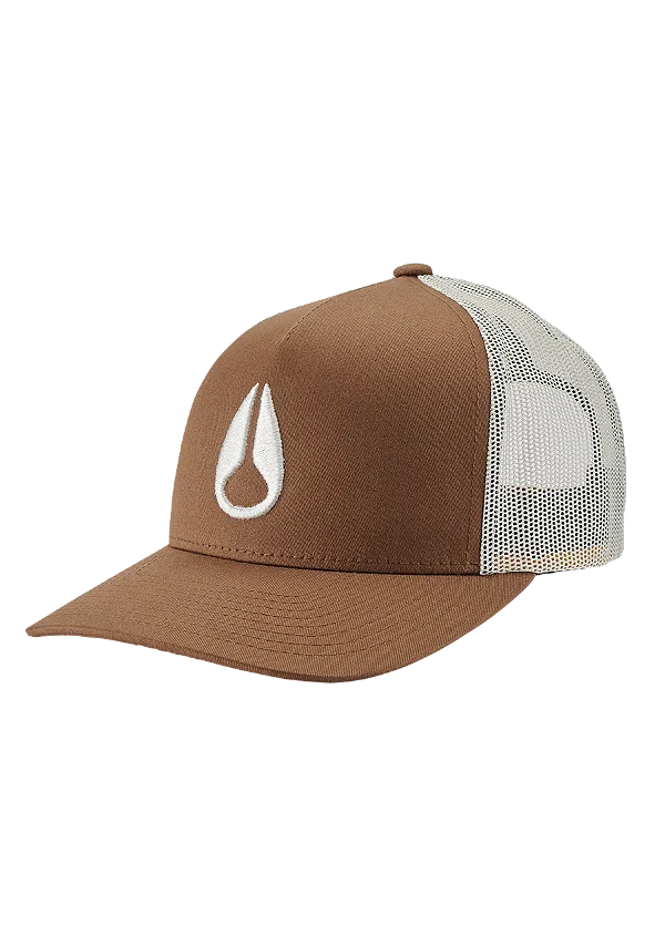 Boné Nixon Iconed Trucker Marrom