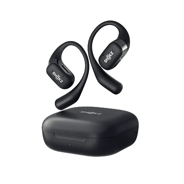 Fone de Condução Óssea Shokz OpenFit Preto
