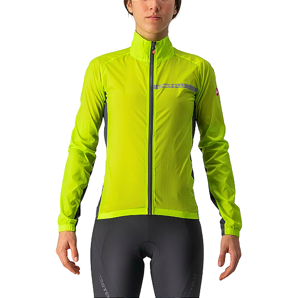 Jaqueta Ciclismo Castelli Squadra Corta Vento Verde