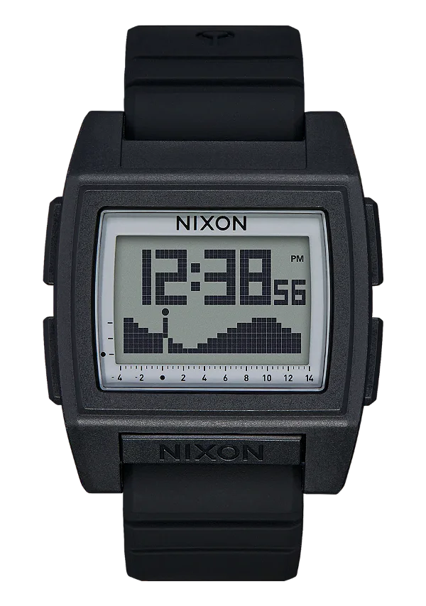 Relógio Nixon Base Tide Pro Preto/Positivo