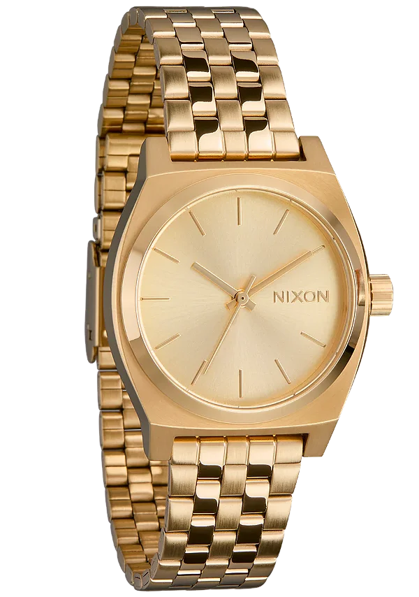 Relógio Nixon Time Teller Médio Dourado