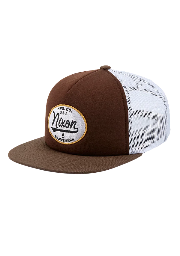 Boné Nixon Tioga Trucker Marrom