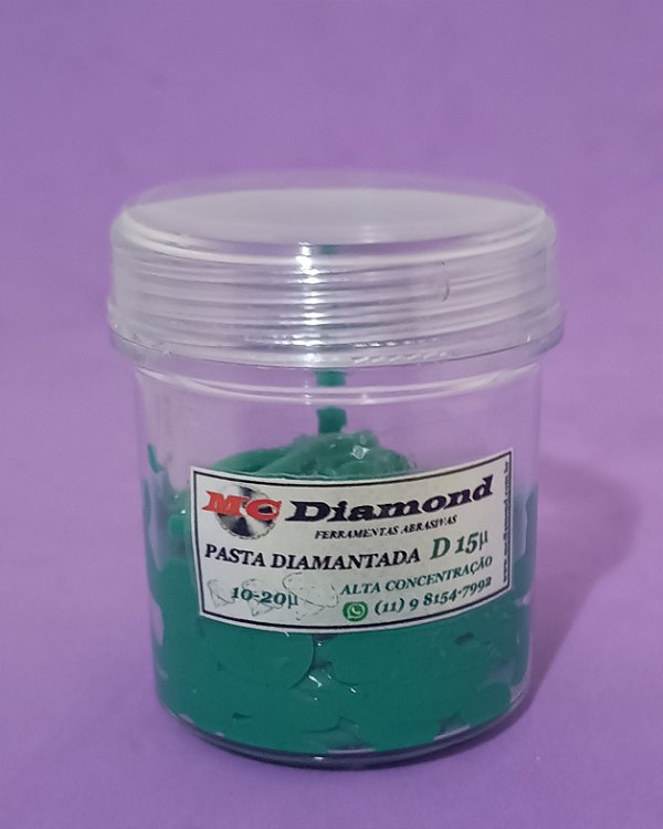 PASTA DIAMANTADA D15 verde 10-20 microns POTE 50g
