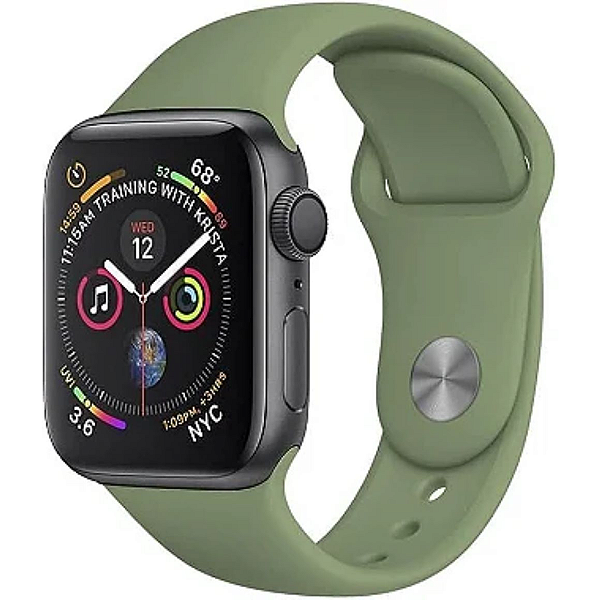 Pulseira Sport em Silicone para relógio Apple Watch 42mm Series 3