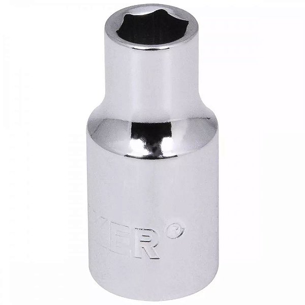Soquete Sextavado Encaixe 1/2" 23mm Worker