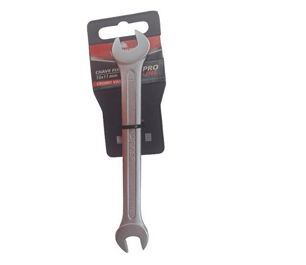 Chave Fixa 10x11mm Acabamento Cromado Worker
