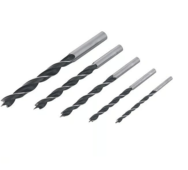 Jogo De Brocas 3 Pontas Para Madeira 3 A 8mm Kala 5 Peças