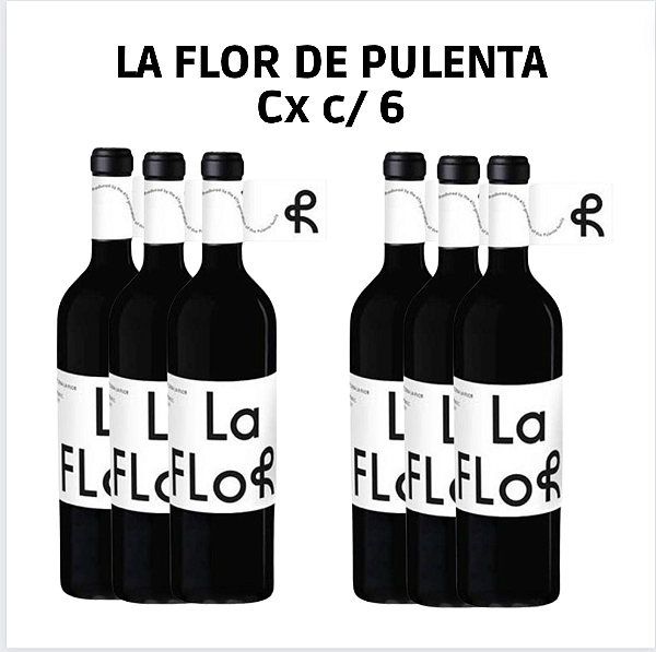 La Flor De Pulenta Malbec  750 ML - CAIXA C/6 GARRAFAS