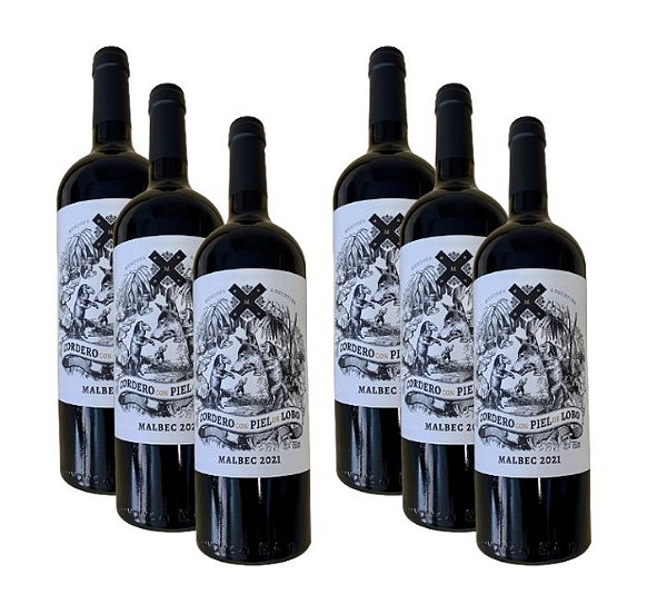 Cordero con Piel de Lobo - Malbec  750 ml - CAIXA COM 6