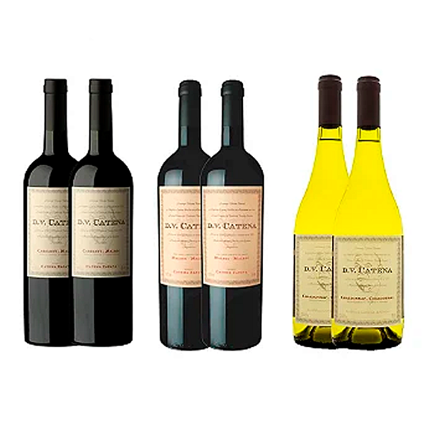 Kit DV Catena 3 Uvas - 6 Garrafas