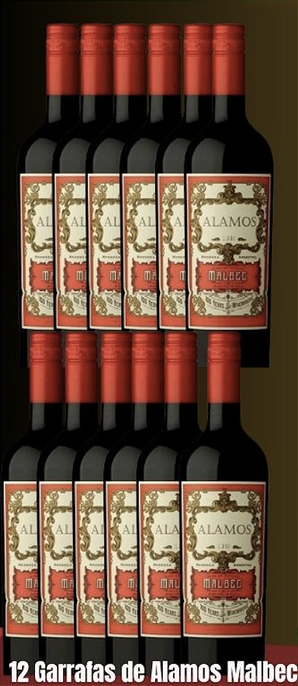 KIT Alamos Malbec 12 Garrafas