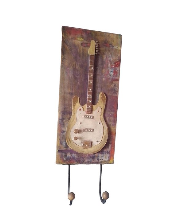 Cabideiro Guitarra Retro