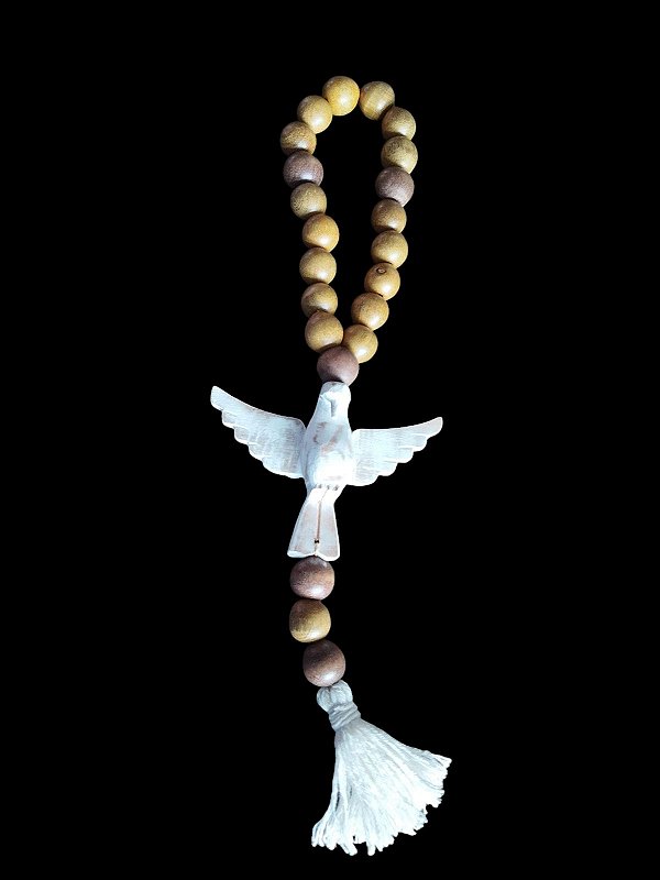 Colar Divino Espirito Santo Branco