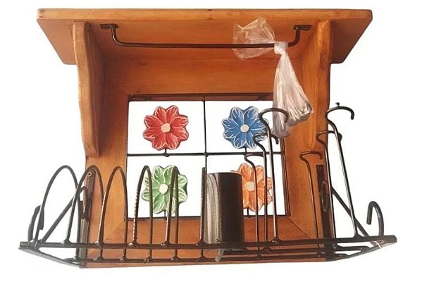 Paneleiro Rustico Flor