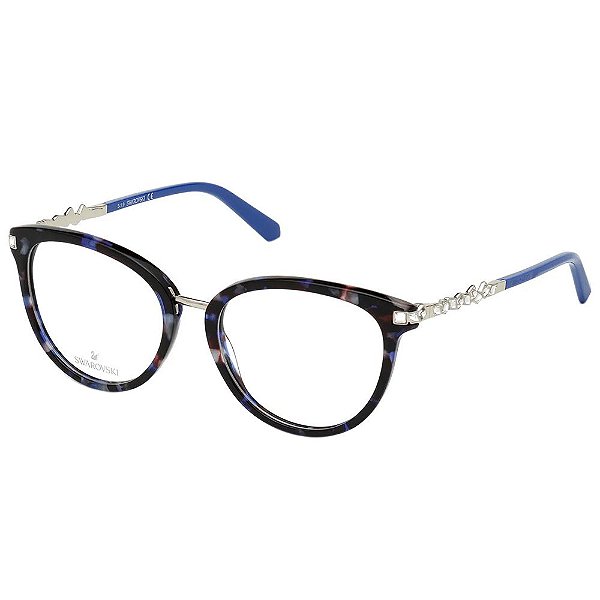 Óculos de Grau Swarovski Feminino - SK5344 055 53
