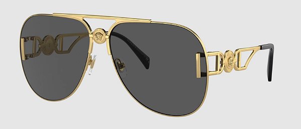 Óculos de Sol Aviador Versace Aviador - VE2255 1002/87 63