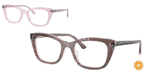 Óculos de Grau Feminino Ray-Ban (Change Collection) - RX5433 8292 52