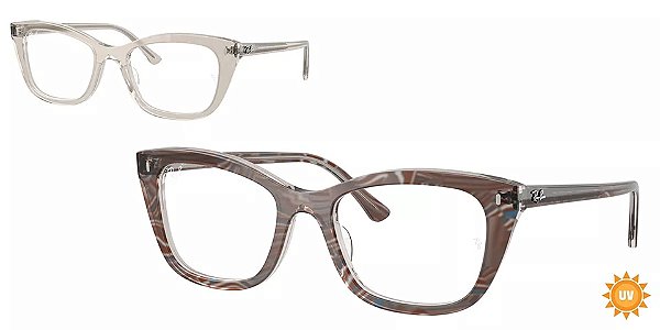 Óculos de Grau Feminino Ray-Ban (Change Collection) - RX5433 8291 52