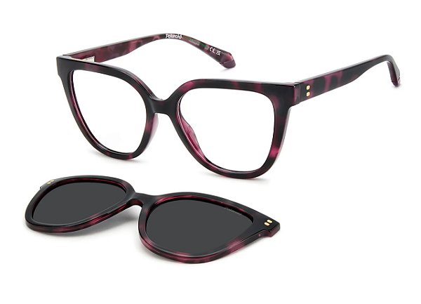 Óculos Clip-on Feminino Polaroid - PLD D596/C