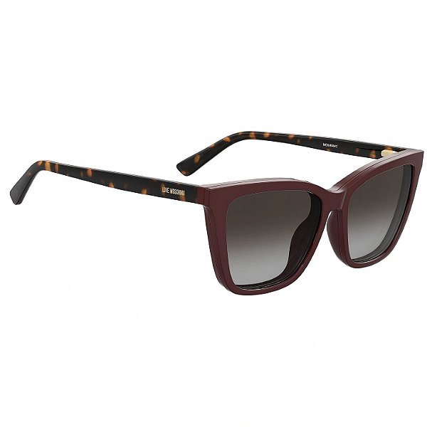 Óculos Clip-On Feminino Love Moschino - MOL698/C YDC 55