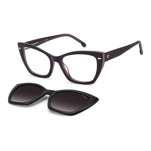 Óculos Clip-on Feminino Carrera - CA3036/C 0T7 53