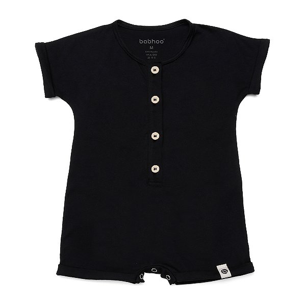 MACAQUINHO MANGA - PRETO