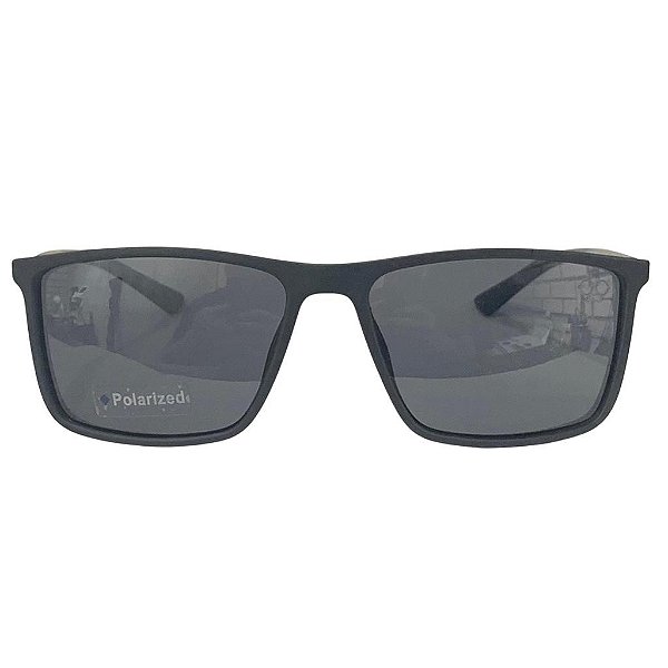 ÓCULOS DE SOL MASCULINO MR DOM FLEX QUADRADO POLARIZADO PRETO - 6153 C4 55X17 135
