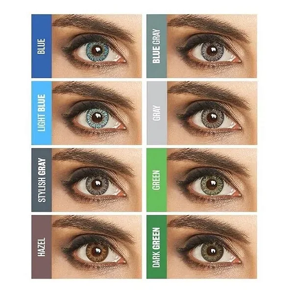 Lentes de contato coloridas sem grau anuais - Baush & Lomb Lunare