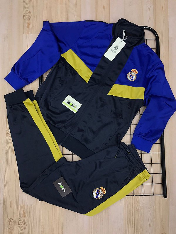 Agasalho Real Madrid - Tamanho P,M,G,GG e GGG