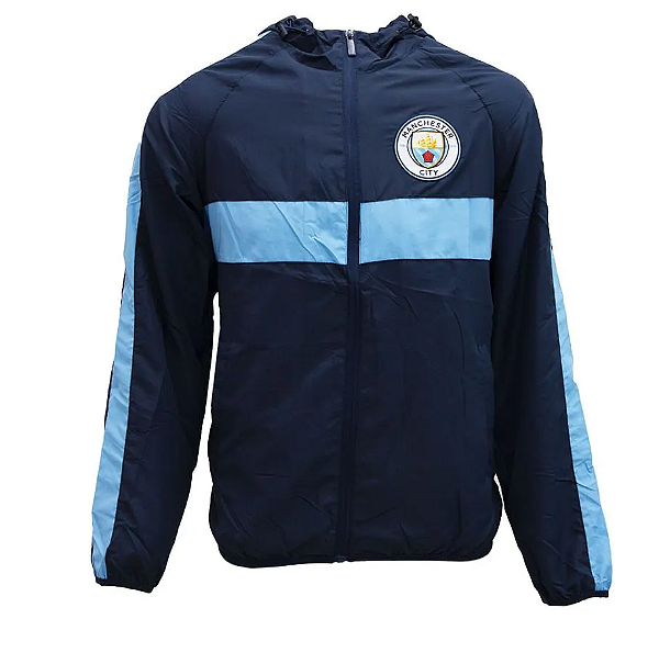 Jaqueta Corta Vento Manchester City - Tamanho P,M,G,GG e GGG
