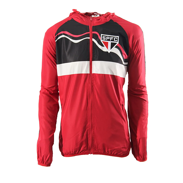 Jaqueta Corta Vento São Paulo - Tamanho P,M,G,GG e GGG