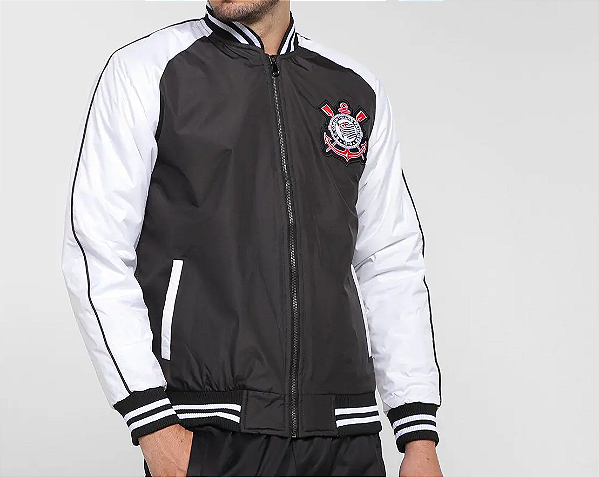 Jaqueta Bomber Corinthians - Tamanho P,M,G,GG e GGG