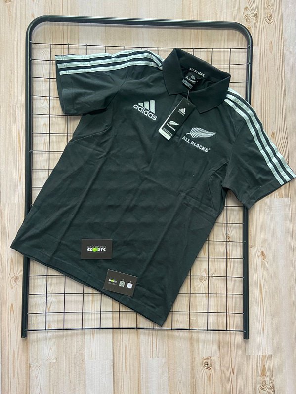 Polo Adidas All Blacks - Tamanho P serve M