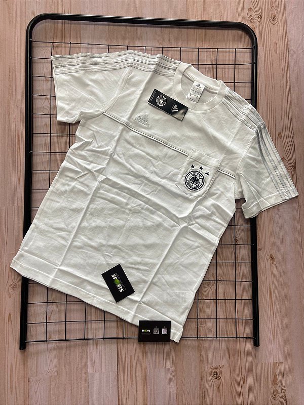 Camiseta Adidas Alemanha - Tamanho P serve M
