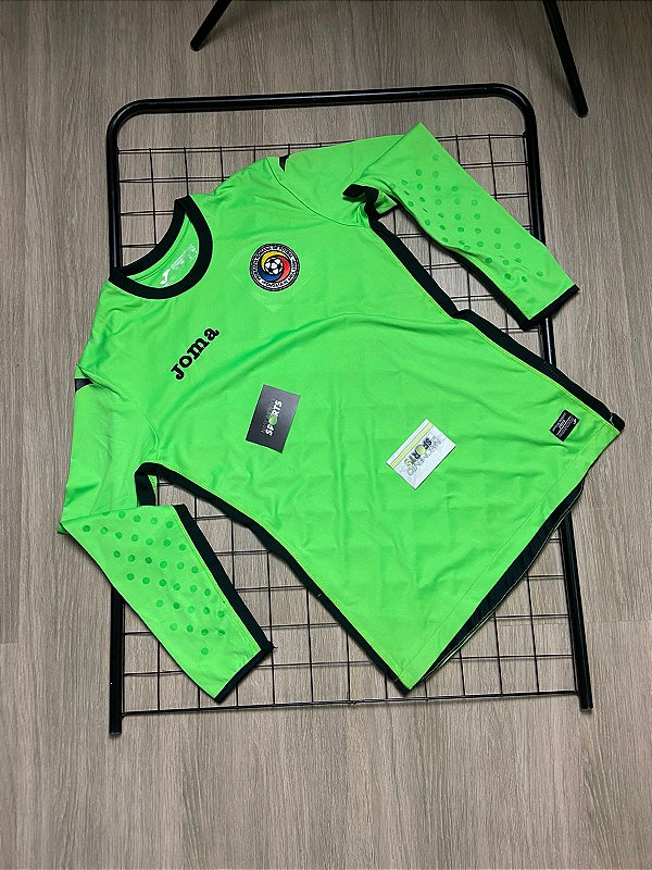 Camiseta Goleiro Seleção Romênia - Tamanho P serve M