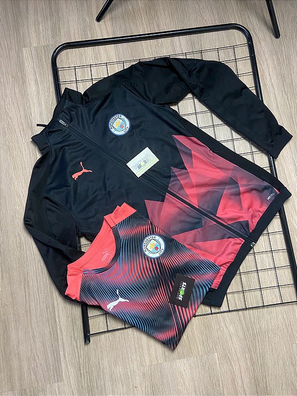 Kit Manchester City - Tamanho P serve M