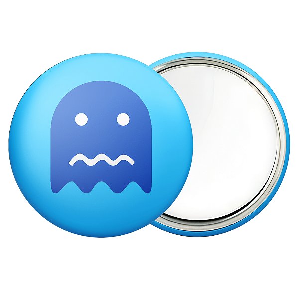 Mini Espelho Fantasma Inky Pac Man 55mm