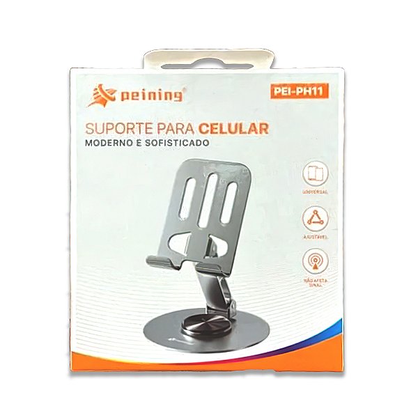 Suporte de Mesa para Celular em Alumínio PEI-PH11