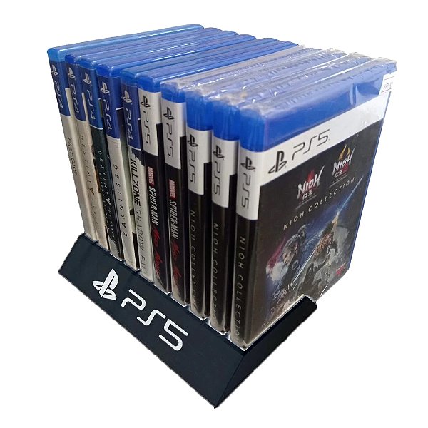 Suporte Organizador para Jogos de PS5 Preto
