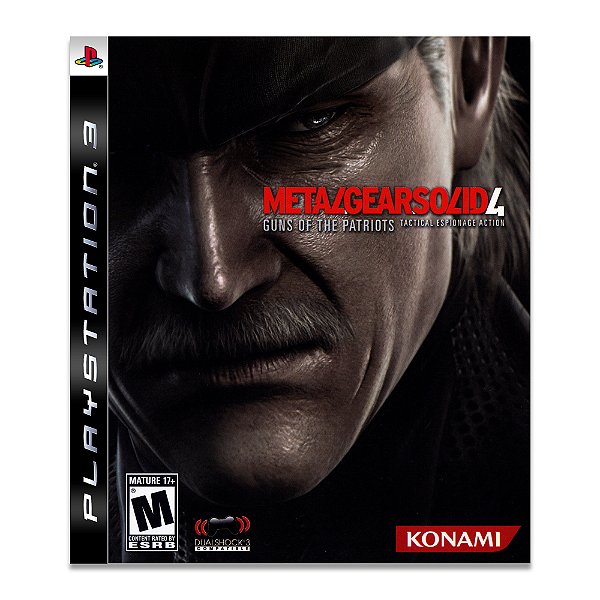 Jogo Metal Gear Solid 4 Guns of the Patriots - Playstation 3