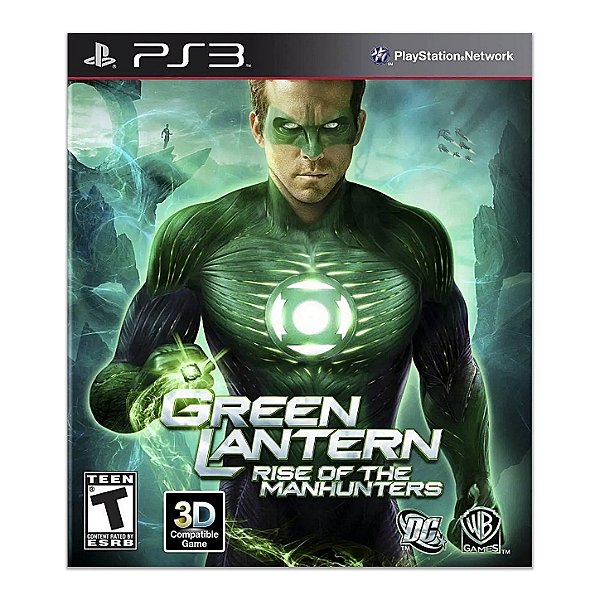 Jogo Green Lantern Rise of the Manhunters - Playstation 3