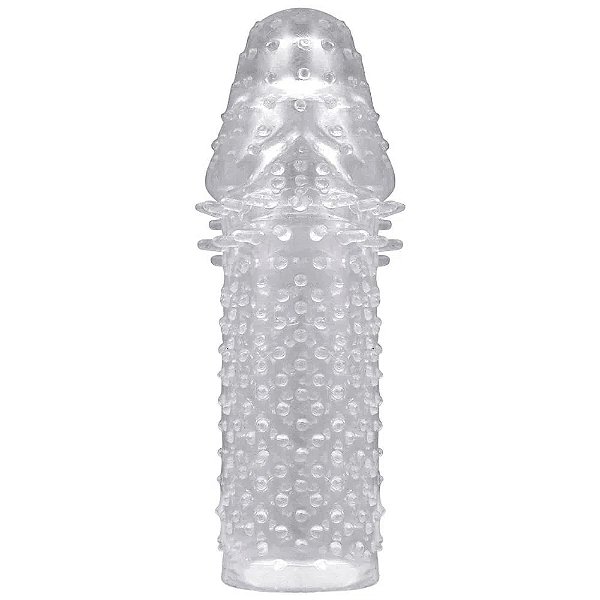 Capa Peniana Extensora com Estimulador em Silicone