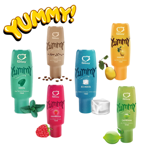 Gel Lubrificante Íntimo Beijável Yummy - Sexy Fantasy
