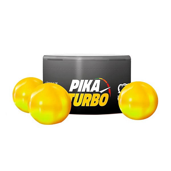 Bolinha Pika Turbo Cápsulas De ÓLeo Corporal Retardante Masculino 3 Unidades Sexy Fantasy