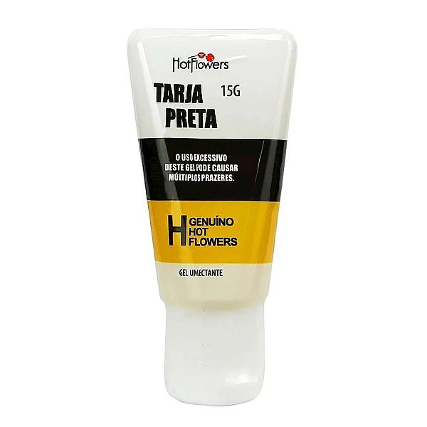 Gel Excitante Unissex Picante Tarja Preta 15g - Hot Flowers
